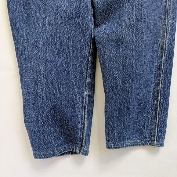 Palmetto's Jeans Vintage Women's 26* Blue Paperbag Waist Button Fly Tapered - Picture 5 of 11